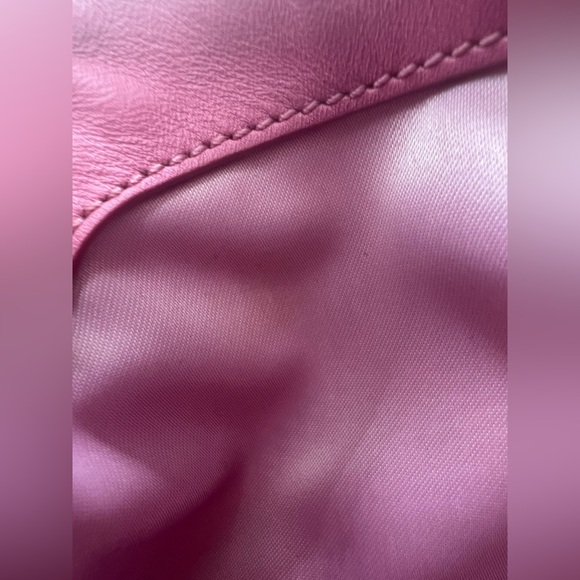 COACH VINTAGE Y2K F42839 Hot Pink Signature Turnlock Large Wristlet Small Purse - Picture 17 of 17